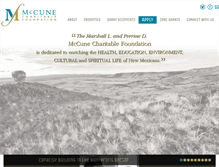 Tablet Screenshot of nmmccune.org